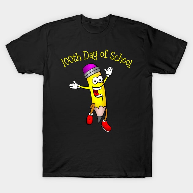 100 Days of School T-Shirt by Flippin' Sweet Gear